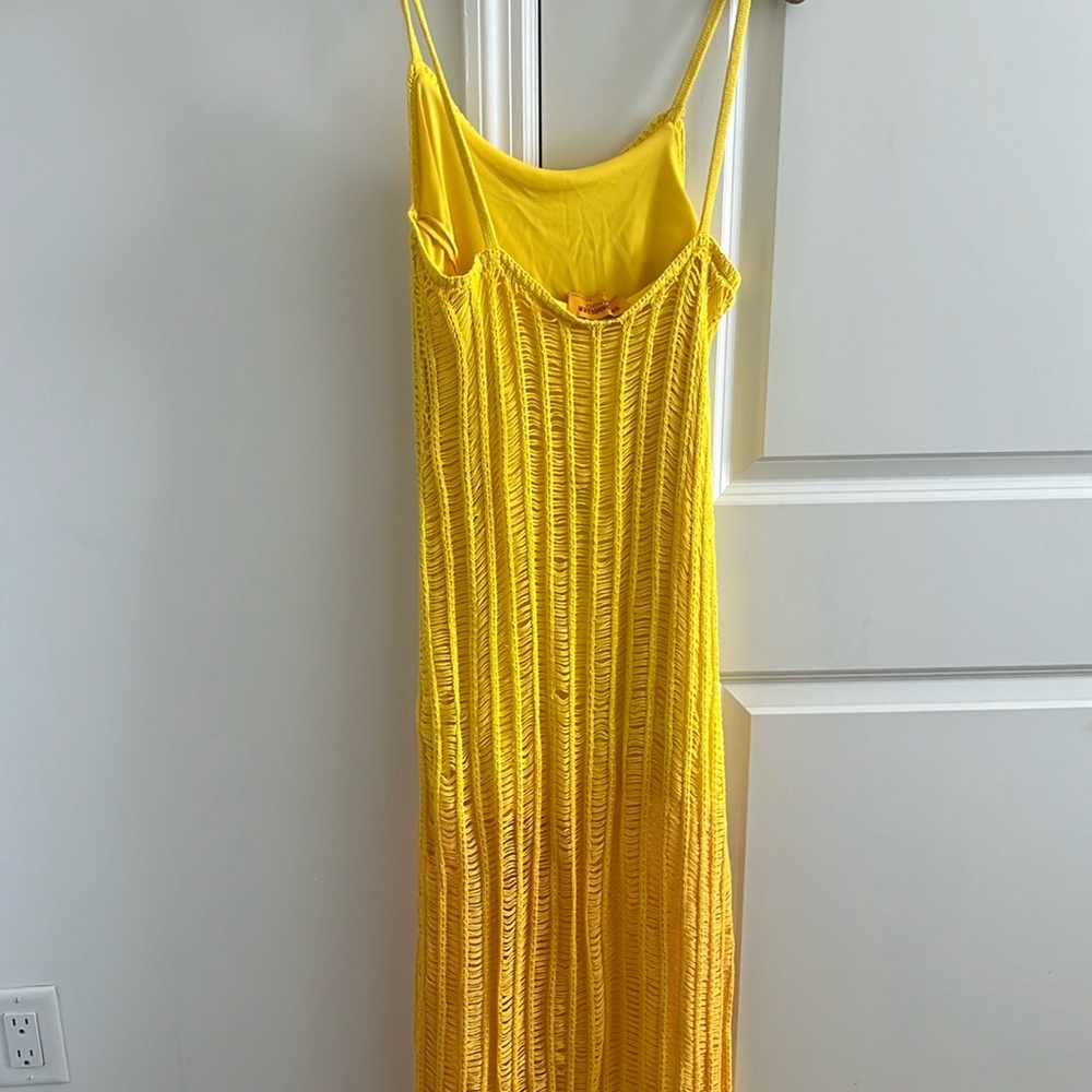 Mango Vibrant Yellow Knit Dress - Picture 3 of 7